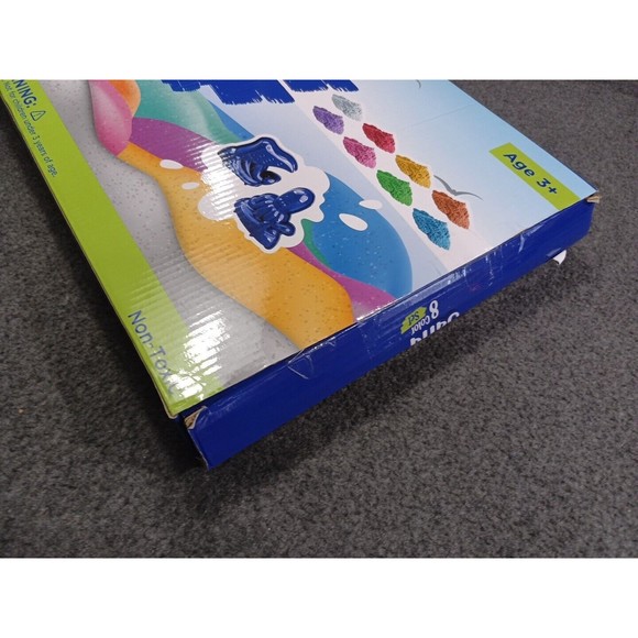 LITTLE CHUBBY ONE 8 Color Kids Play Sand Set 5 Lbs of Sand 10 Molds Non-Toxic - Picture 8 of 11